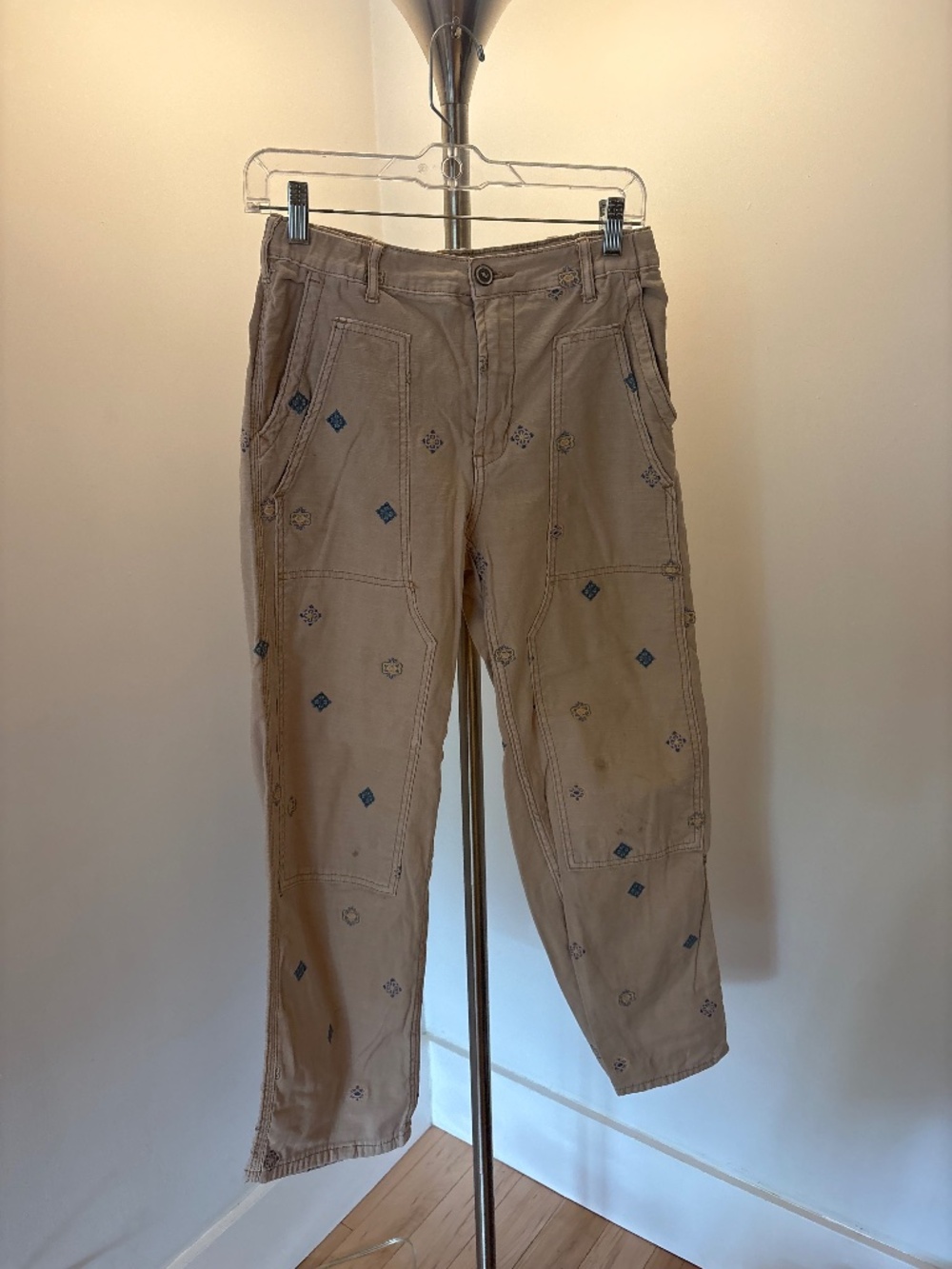 Anthropologie Embroidered Jeans